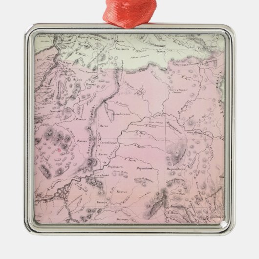 Amazonas, Venezuela Silbernes Ornament (Vorne)