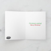 Amazonashauptweihnachtswitz-Karte Feiertagskarte (Innenseite)