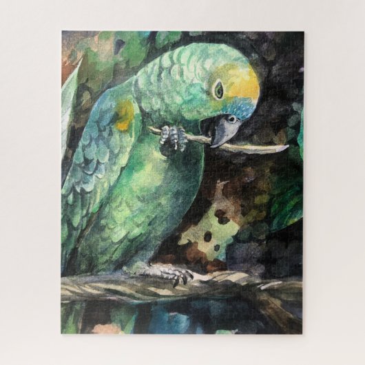 Amazonaspapagei Puzzle (Vertikal)