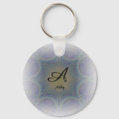 Amazone A Schriftart Monogramm Schlüsselanhänger (Vorderseite)