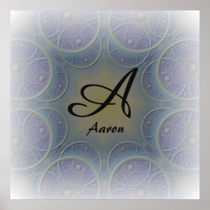 Amazone A Schriftart Poster