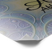 Amazone A Schriftart Poster (Ecke)