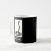 Amazonian Nope Rope - Anaconda Snake Gefahr Kaffeetasse (Vorderseite Links)
