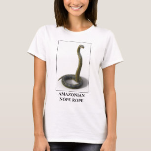 Amazonian Nope Rope - Anaconda Snake Gefahr T-Shirt