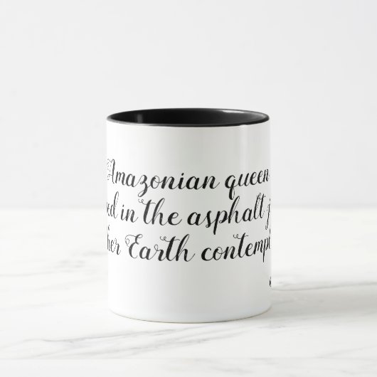 Amazonian Queen Haiku Tasse (Zentrum)