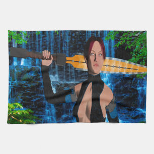 Amazonian Woman Küchentuch