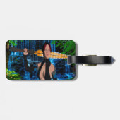 Amazonian Woman Luggage Tag Gepäckanhänger (Rückseite horizontal)