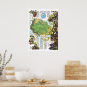 " Amazonien: 1992 eine Weltressource-Karte ... Poster (Küche)