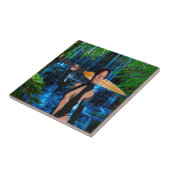 Amazonische Frau Fliese (Seite)