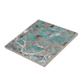 Amazonite Quarz Cystal Gemstone Printwerbung Fliese (Seite)