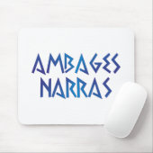 ambages narras Du sprichst in Rätseln Latein latin Mousepad (Mit Mouse)
