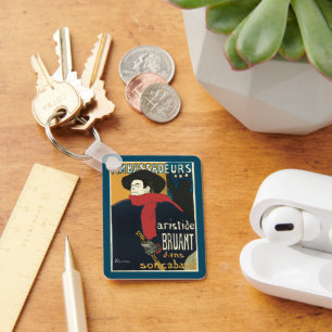 Ambassadeurs, Aristide Bruant von Toulouse Lautrec Schlüsselanhänger