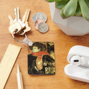 Ambassadeurs, Aristide Bruant von Toulouse Lautrec Schlüsselanhänger