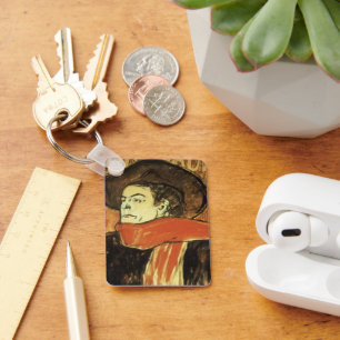 Ambassadeurs, Aristide Bruant von Toulouse Lautrec Schlüsselanhänger