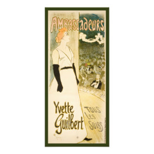 Ambassadeurs Yvette Guilbert von Theophile Steinle Fotodruck