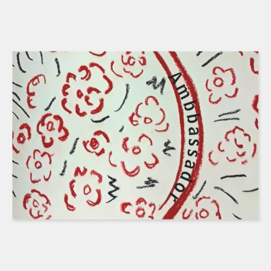 Ambassador Geschenkpapier Set (Vorderseite)