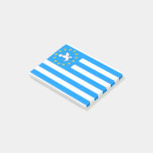 Ambazonia - Amba Land - Flagge von SüdCameroons Post-it Klebezettel (angewinkelt)