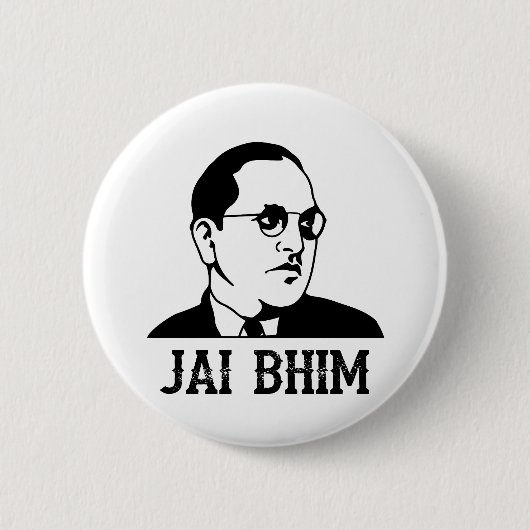 Ambedkar Jayanthi Jai Bhim/Bheem Button (Vorderseite)
