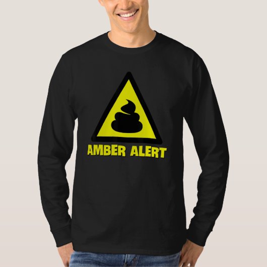 Amber Alert Warning T-Shirt (Vorderseite)