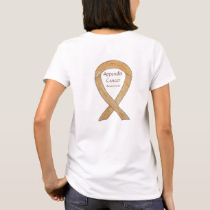 Amber Anlage Cancer Awareness Ribbon Art Shirts