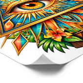 Amber Aureole Eye Poster (Ecke)