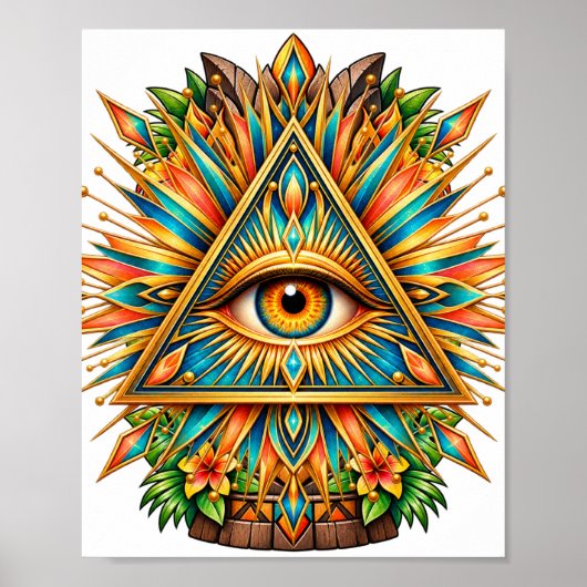 Amber Aureole Eye Poster (Vorne)