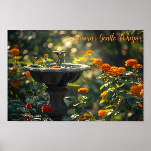 Amber Autumn Bliss Poster (Vorne)