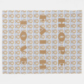 Amber Awareness Ribbon Engel Cancer Chemo Blanket Fleecedecke (Vorderseite (Horizontal))