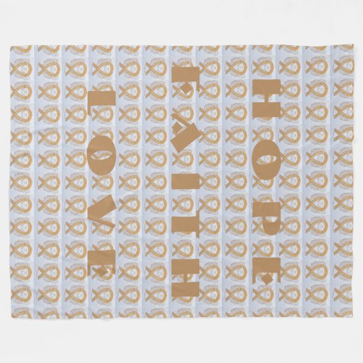 Amber Awareness Ribbon Engel Cancer Chemo Blanket Fleecedecke (Vorderseite (Horizontal))