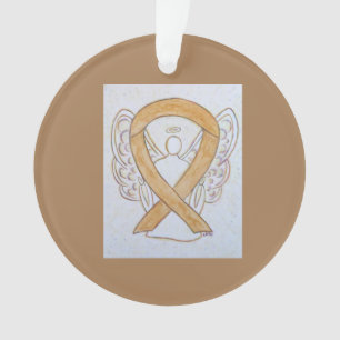 Amber Awareness Ribbon Engel Maßgeschneiderte Orna Ornament