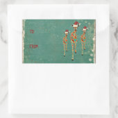 Amber & Azure Giraffen Sticker (Tasche)