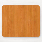 Amber Bamboo Wood Grain Look Mousepad (Vorne)