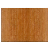 Amber Bambus Holzkörner Look Schneidebrett (Vorderseite)