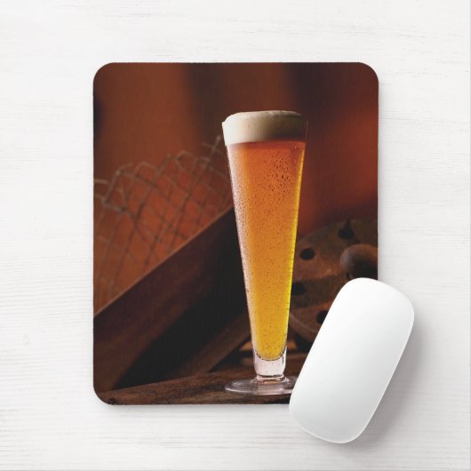 Amber Beer Mousepad (Mit Mouse)