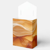 Amber Brandy Abstrakt Ink Wedding ID1089 Geschenkschachtel (Geöffnet)