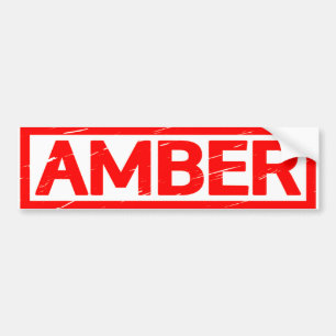 Amber-Briefmarke Autoaufkleber