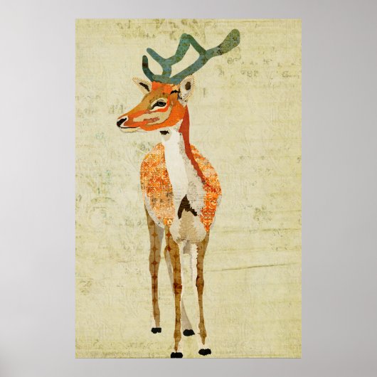 Amber Buck Art Poster (Vorne)