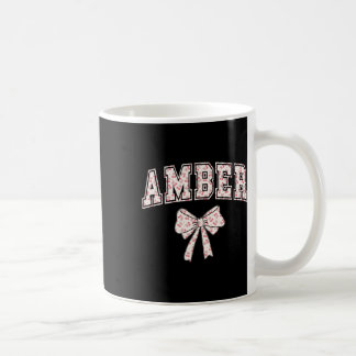 Amber Coquette Bow Shirt Women Ribbon Muttertag Kaffeetasse