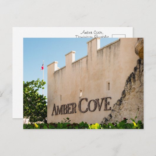 Amber Cove Dominican Republic | Caribbean Port Postkarte (Vorne/Hinten)