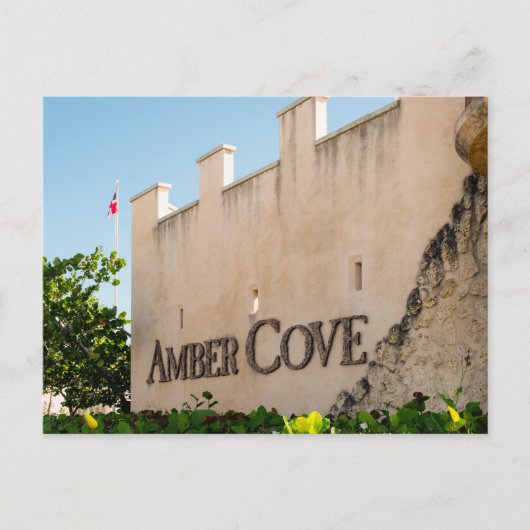 Amber Cove Dominican Republic | Caribbean Port Postkarte (Vorderseite)