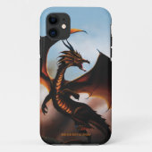 Amber Dragon Fantasy Case-Mate iPhone Hülle (Rückseite)