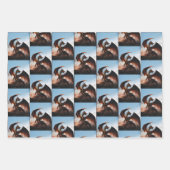 Amber Dragon Fantasy Geschenkpapier Set (Vorderseite 2)