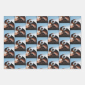 Amber Dragon Fantasy Geschenkpapier Set (Vorderseite)