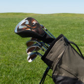 Amber Dragon Fantasy Golf Headcover (In SItu)