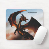 Amber Dragon Fantasy Mousepad (Mit Mouse)