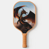 Amber Dragon Fantasy Pickleball Schläger (Vorderseite)