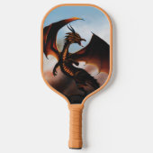 Amber Dragon Fantasy Pickleball Schläger (Rückseite)