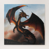 Amber Dragon Fantasy Puzzle (Vertikal)
