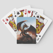 Amber Dragon Fantasy Spielkarten (Rückseite)