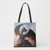 Amber Dragon Fantasy Tasche (Vorderseite)